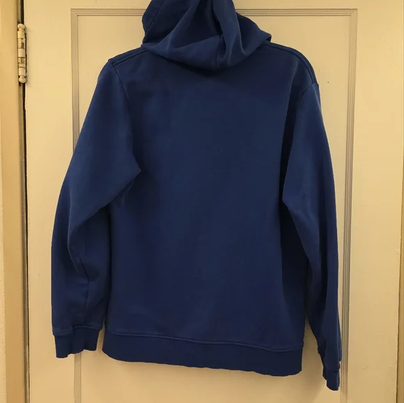 Adidas zip-up hoodie with a prominent Trefoil logo on the chest. size Medium EUC - Picture 5 of 7